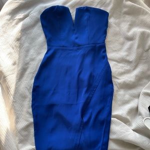 Revolve Superdown Royal Blue Dress